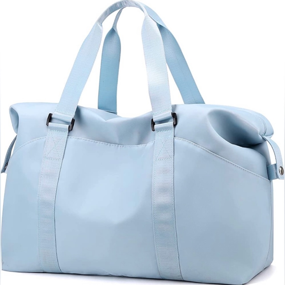 COPY - TRAVEL DUFFLE BAG - LIGHT BLUE